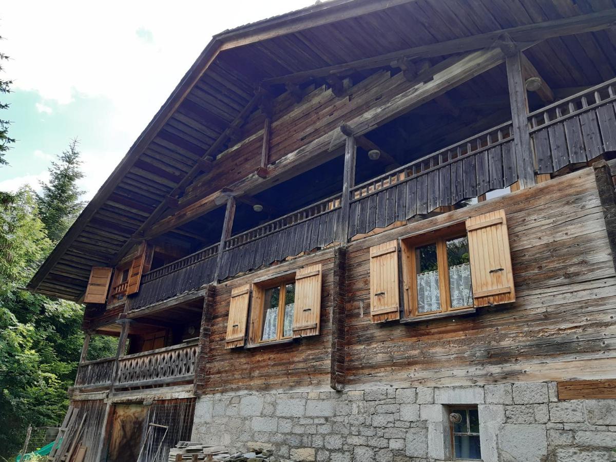 Charmieux Appartement En Chalet Typique Le Grand-Bornand Eksteriør bilde