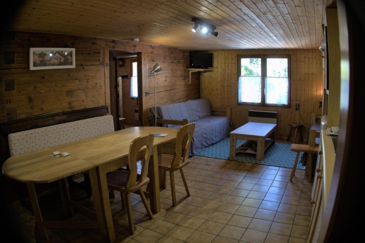 Charmieux Appartement En Chalet Typique Le Grand-Bornand Eksteriør bilde